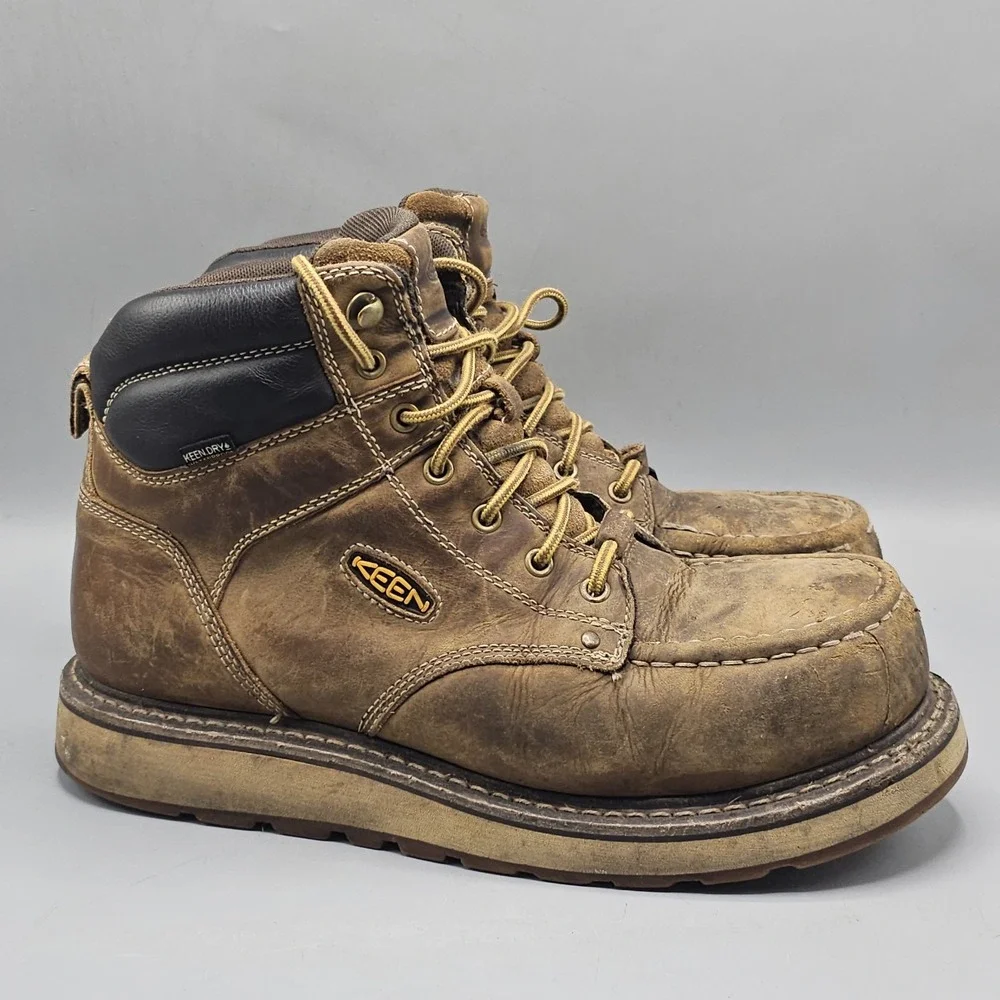 Keen Utility Cincinnati Steel Toe Moc Keen Dry Leather Boots Men's 11 EE Work